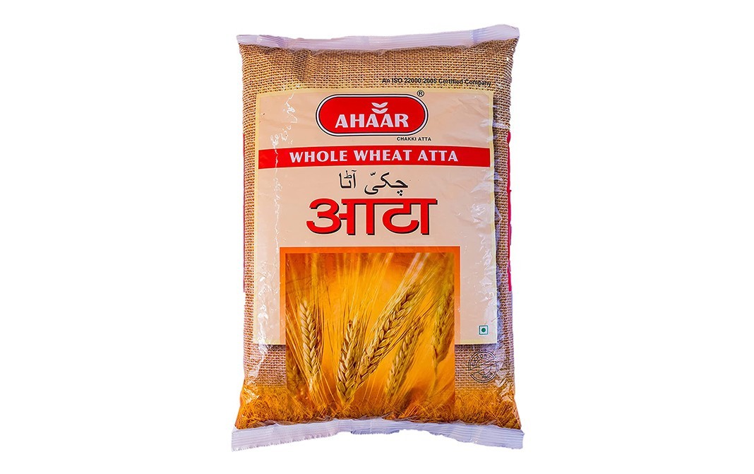 Ahaar Whole Wheat Atta    Pack  5 kilogram